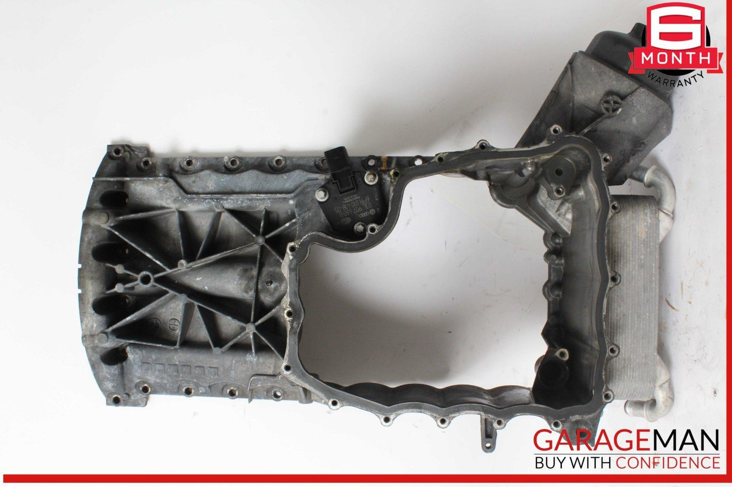 11-14 Porsche Cayenne 958 4.8L V8 Engine Upper Oil Pan 94810717111 OEM