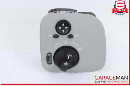 01-09 Mercedes W203 C230 CLK350 Headlight Headlamp Control Switch Gray OEM