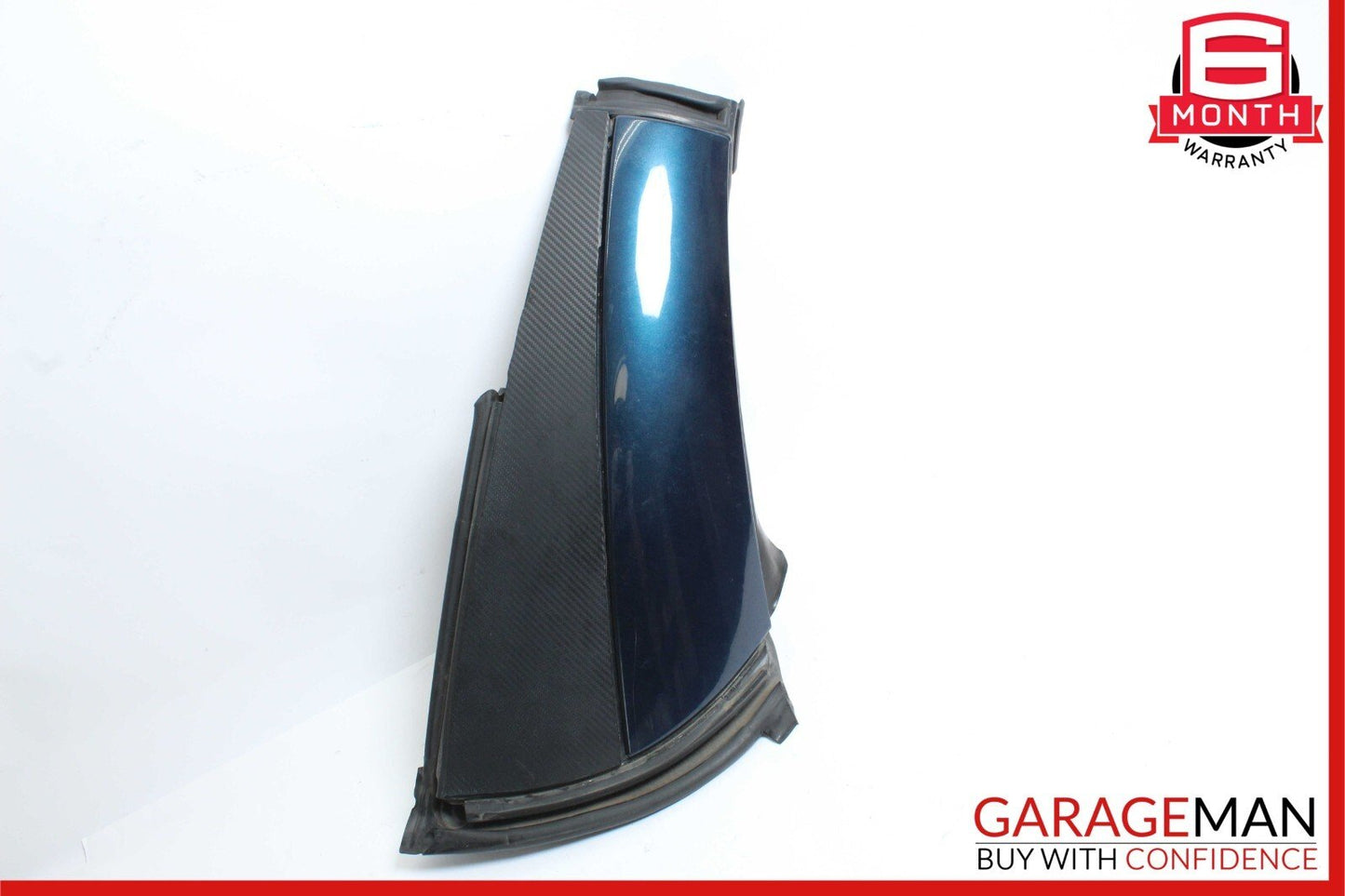05-11 Mercedes R171 SLK350 Rear Right Side Window Roof C Pillar Panel Blue