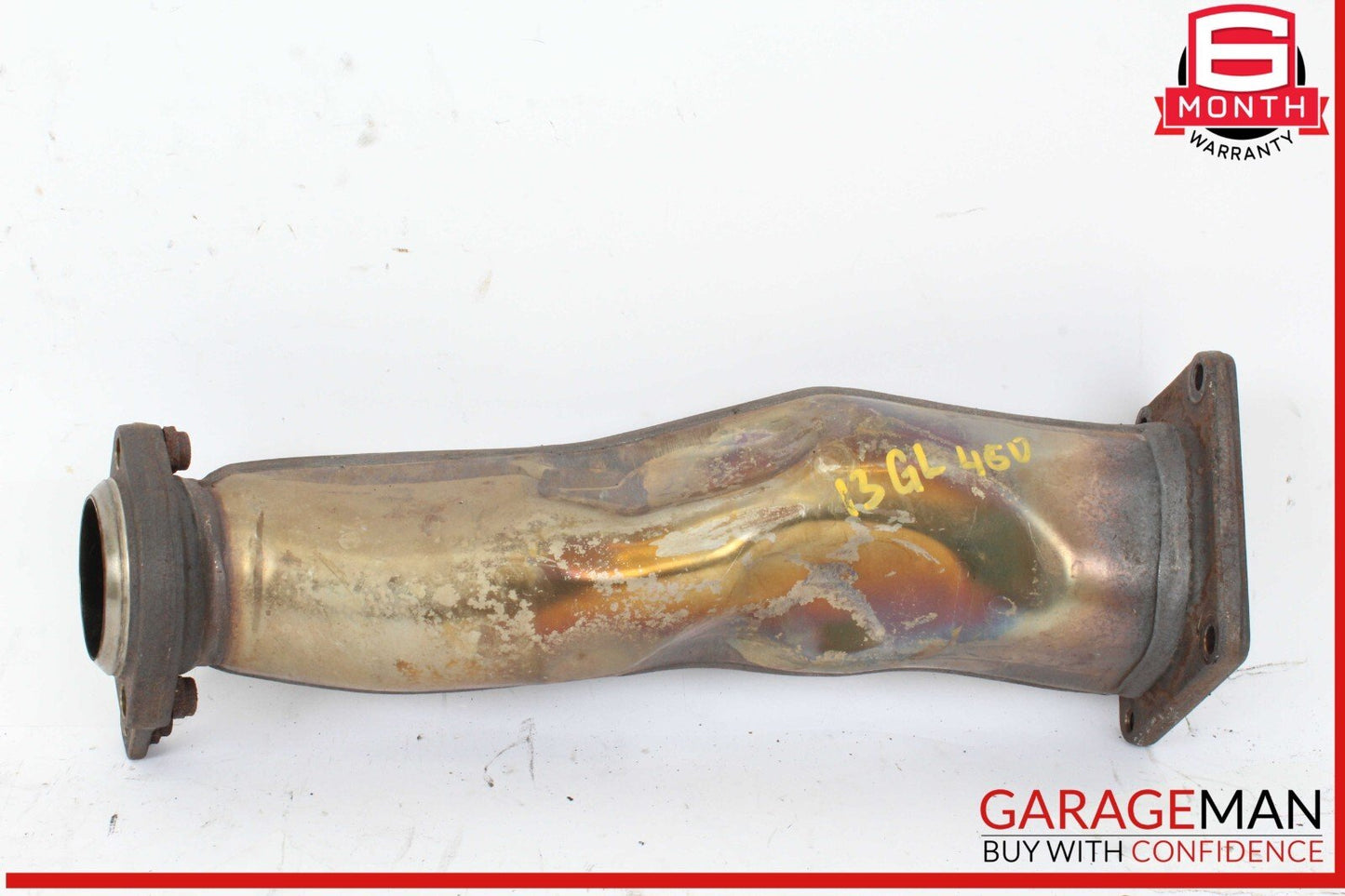 12-19 Mercedes X166 GL450 4MATIC Engine Exhaust Front Pipe Left Side OEM