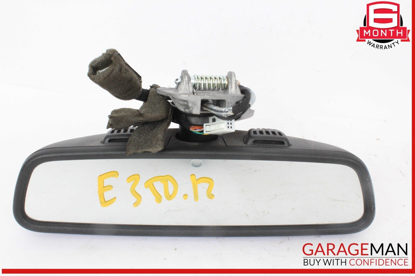 12-17 Mercedes W212 E350 C300 Top Upper Interior Rear View Mirror Black OEM