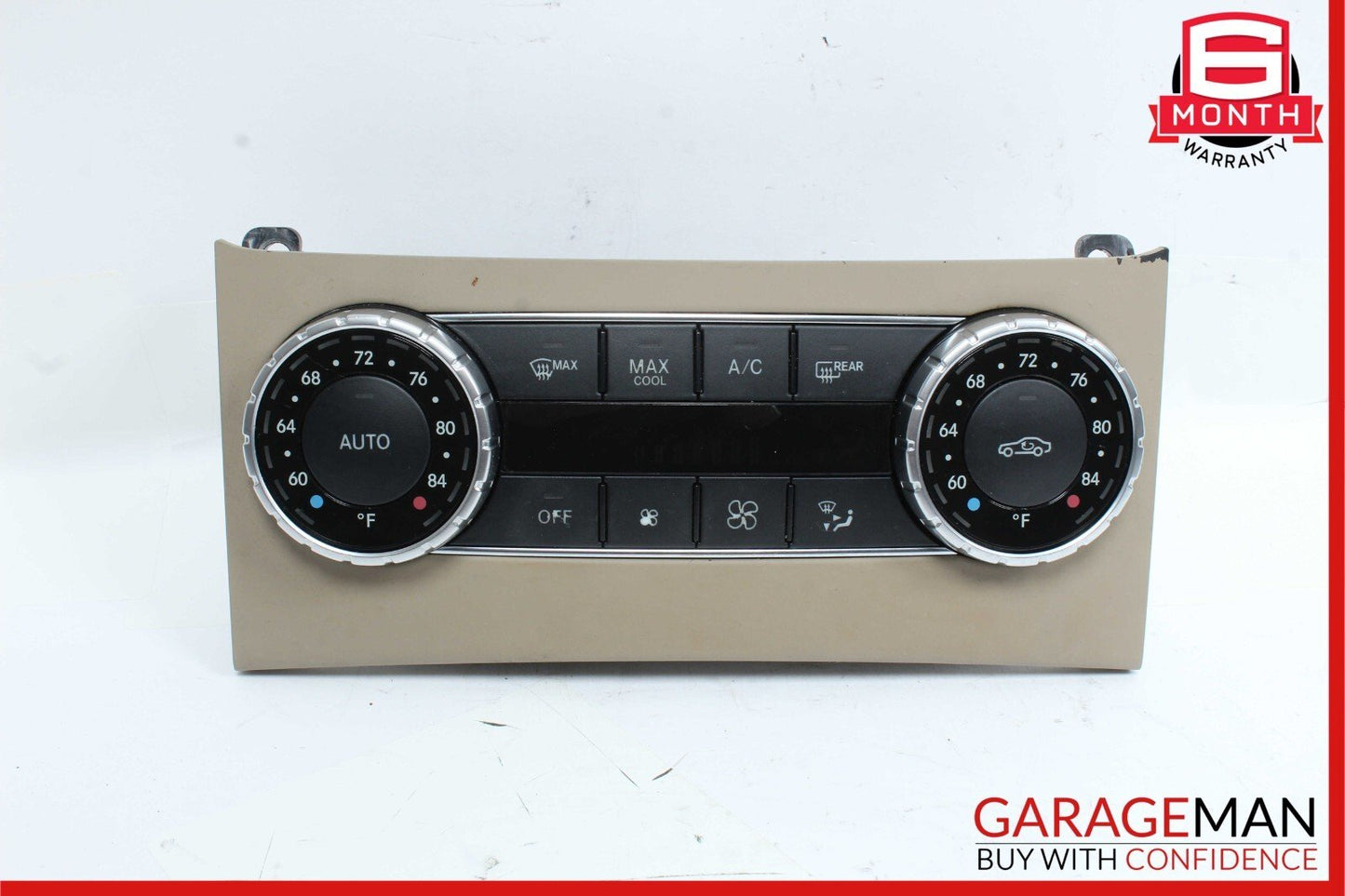 12-14 Mercedes W204 C250 C300 AC A/C Heater Climate Control Unit Beige OEM