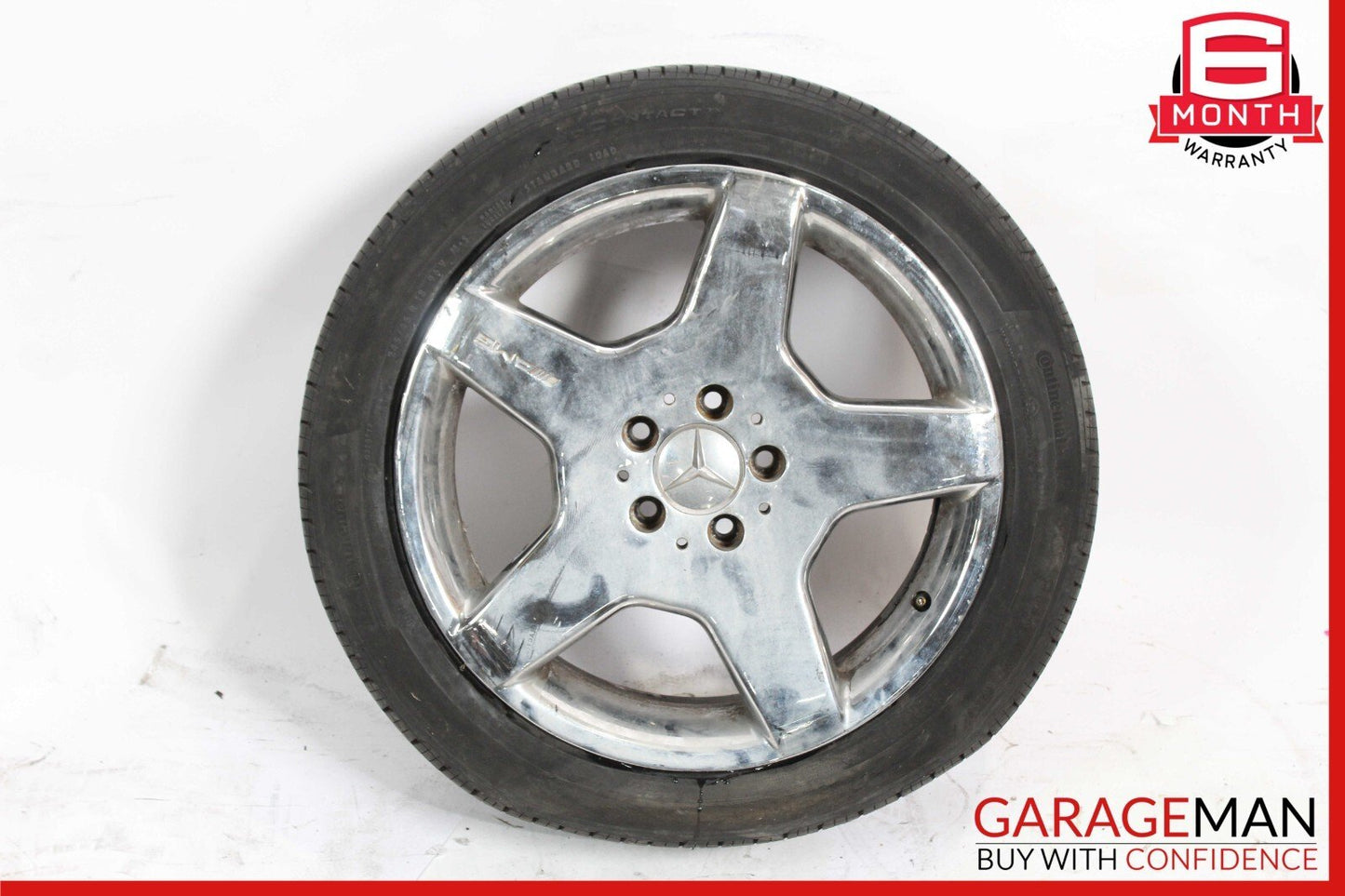 00-06 Mercedes W220 S430 CL500 9 X R18 18" Rear Wheel Tire Rim 2204013702 OEM