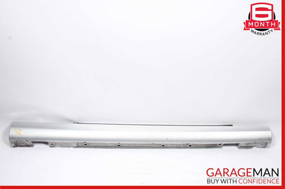 06-09 Mercedes W209 CLK350 CLK550 Base Right Rocker Molding Side Skirt Silver