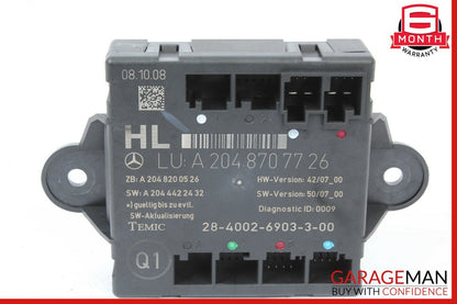 08-11 Mercedes W204 C300 C63 AMG Rear Left Side Door Control Module Unit OEM