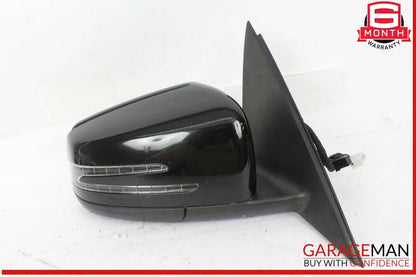 12-15 Mercedes W204 C250 C300 Front Right Side Mirror Door Rear View Black OEM