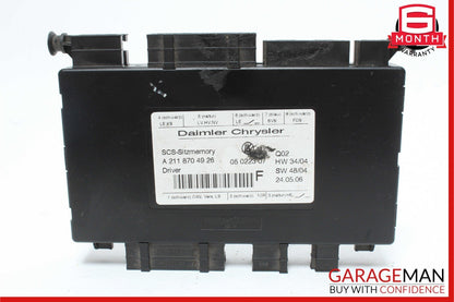 03-12 Mercedes CLS550 GL320 E350 ML500 R500 Front Left Side Seat Control Module