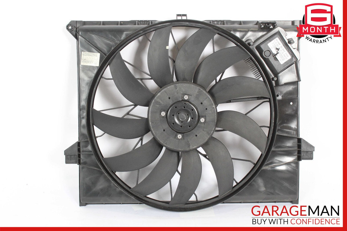 06-12 Mercedes X164 GL550 Engine Motor Radiator Cooling Fan Assembly OEM