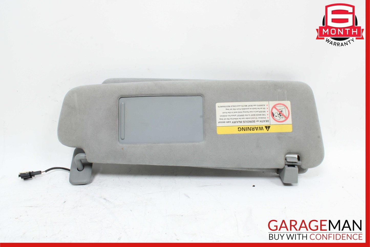 03-10 Porsche Cayenne 955 957 Front Right Side Sunvisor Sun Visor Shade Gray OEM