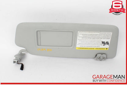 09-16 Audi A4 Front Right Passenger Side Sun Visor Sunvisor 8U0857552F OEM