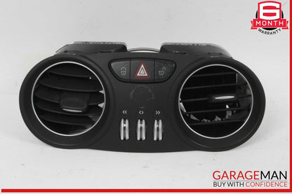 03-06 Mercedes R230 SL500 SL55 AMG Center Dashboard Hazard AC Air Vent Black OEM