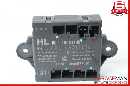 08-14 Mercedes W204 C280 C350 Rear Left Side Door Control Module 2048702326 OEM