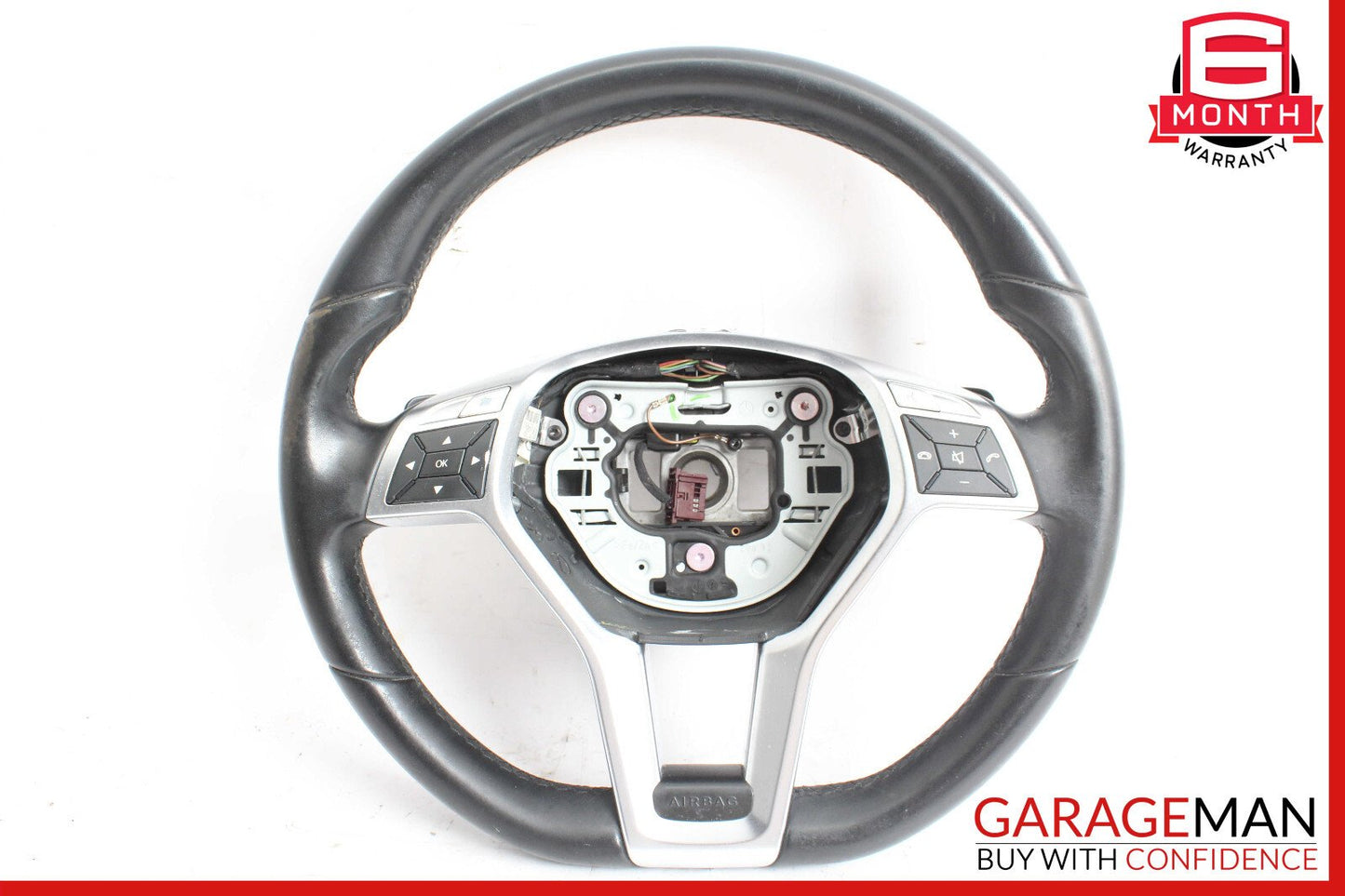 12-16 Mercedes R172 SLK250 SLK300 Driving Steering Wheel Black OEM