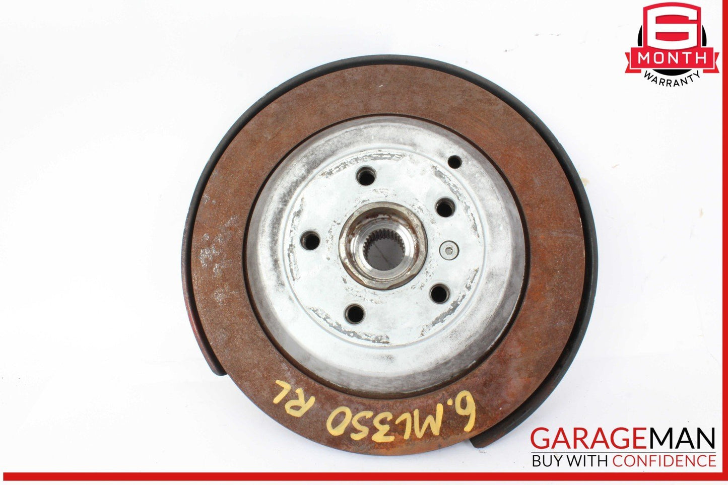 06-12 Mercedes W164 ML350 Rear Left Driver Side Spindle Knuckle w/ Rotor Disc
