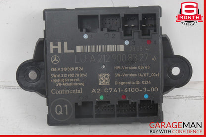 08-18 Mercedes W212 E350 C250 GLK350 Rear Left Side Door Control Module OEM