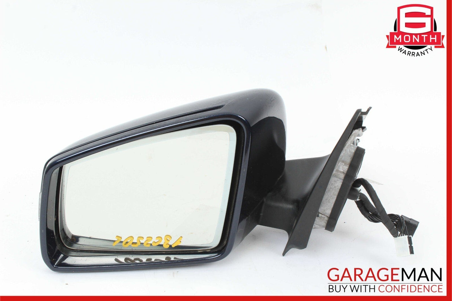 12-14 Mercedes W204 C250 C300 Front Left Side Mirror Door Rear View Black OEM