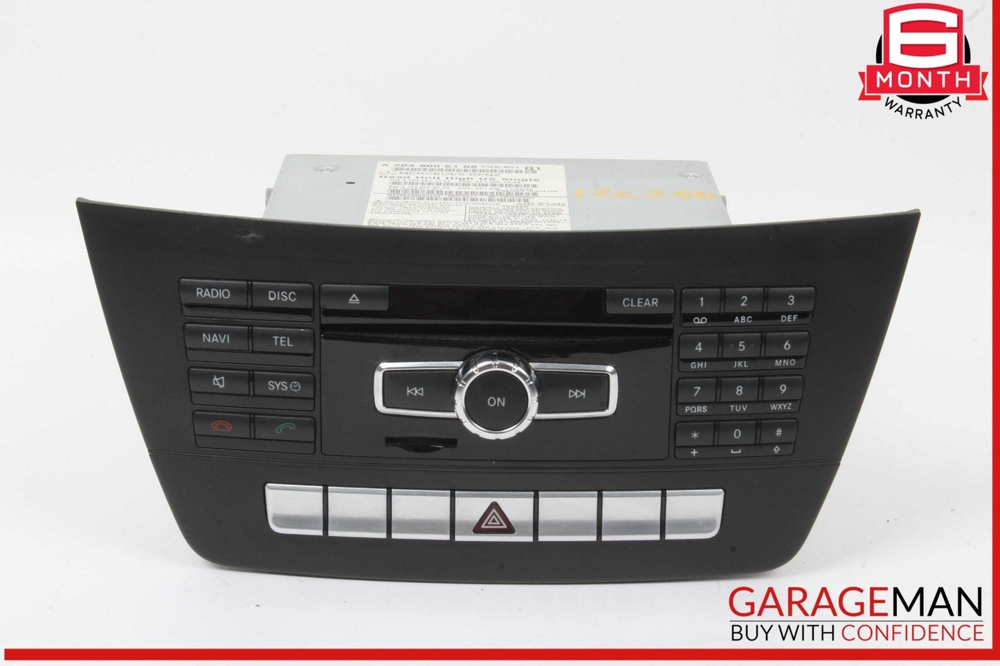 12-14 Mercedes W204 C250 C350 Navigation Command Head Unit DVD CD Audio OEM