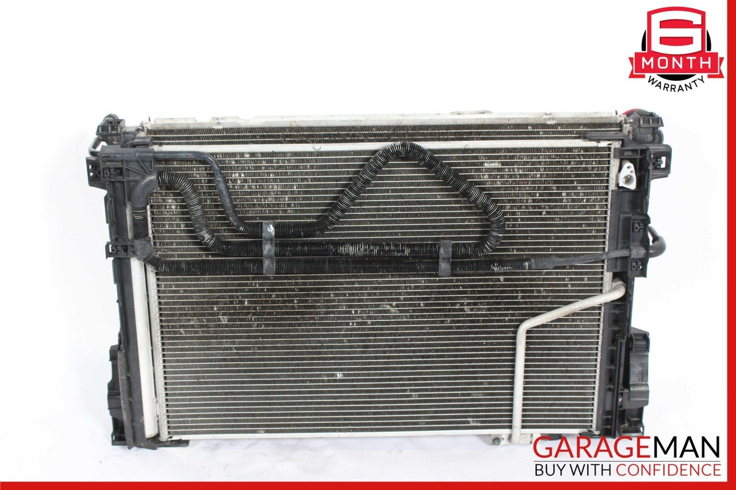 12-15 Mercedes R172 SLK250 1.8 Engine Cooling Radiator AC Air A/C Condenser Assy