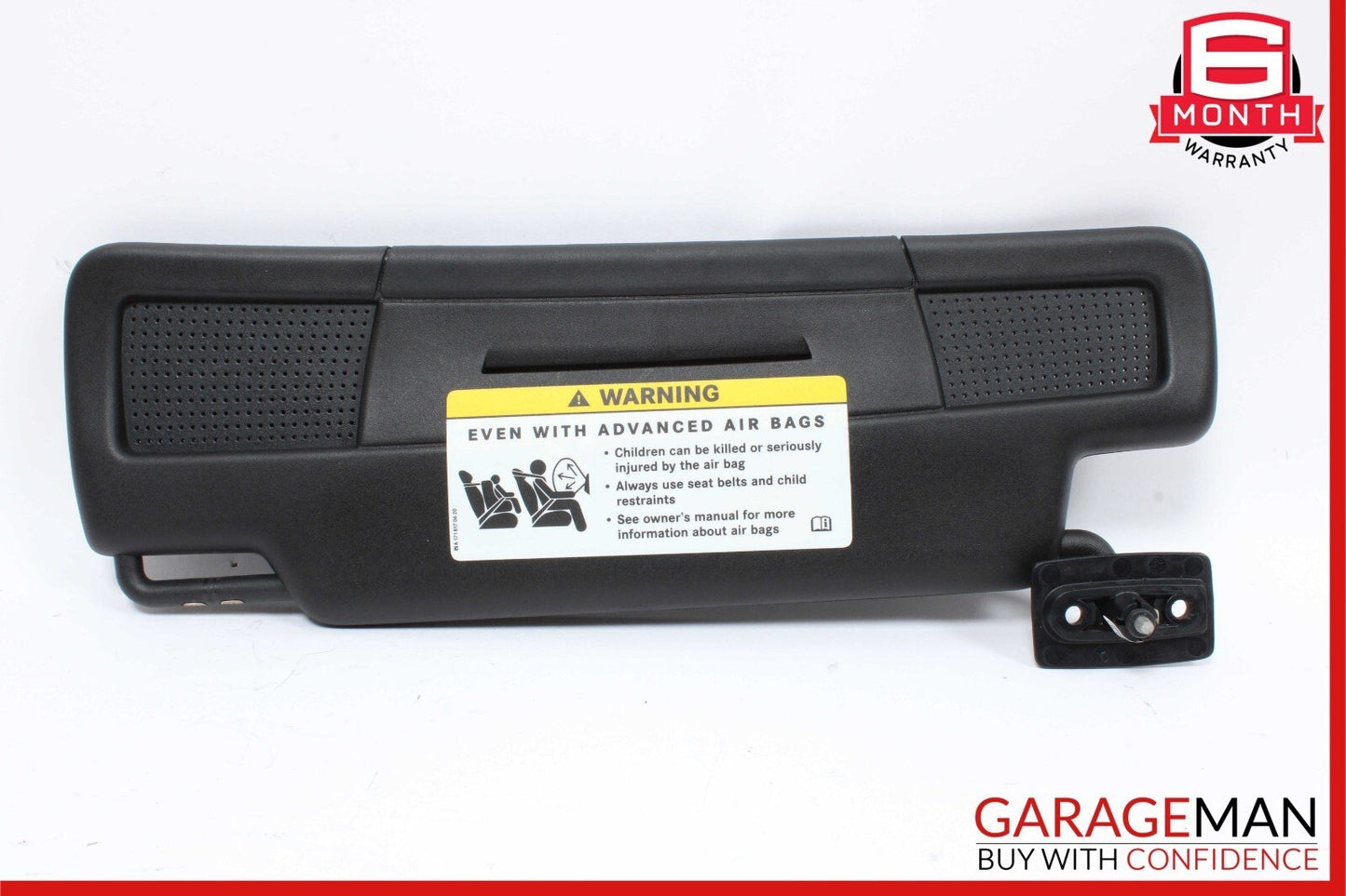 05-11 Mercedes R171 SLK300 Front Right Side Sun Visor Sunvisor Shade Black OEM