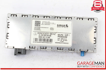 08-12 Mercedes W204 C250 Sirius Satellite Radio Receiver Module 2128706489 OEM
