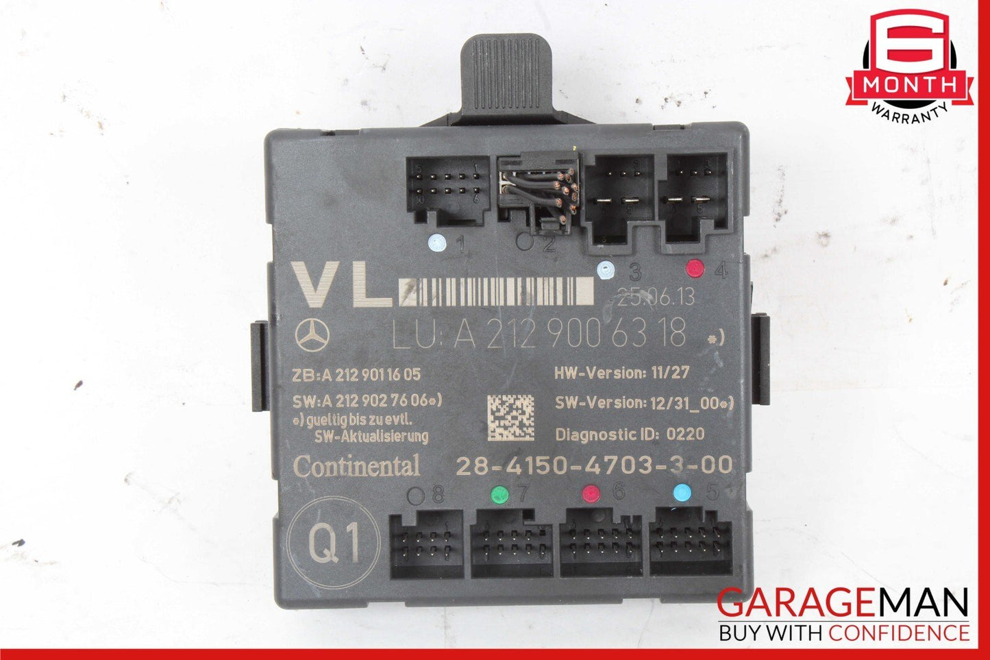 08-18 Mercedes C300 GLK350 E550 CLS400 Front Left Side Door Control Module Unit