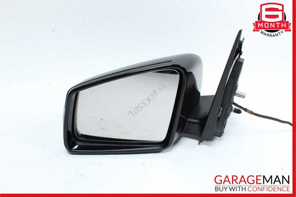 10-12 Mercedes X204 GLK350 Front Left Side Door Rear View Mirror Black OEM