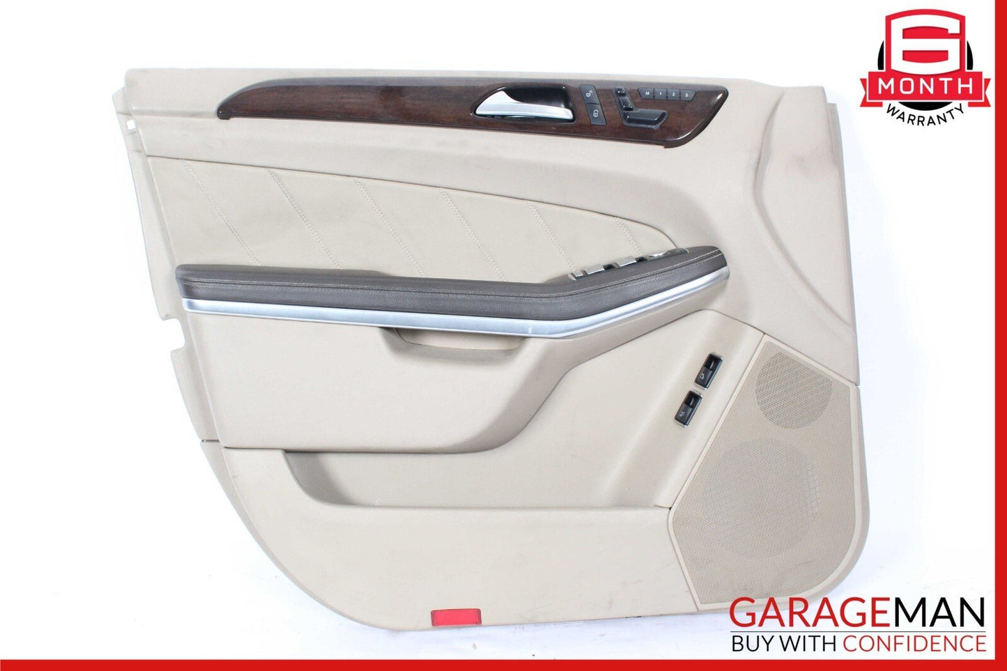 13-16 Mercedes X166 GL350 GL450 Front Left Side Interior Door Panel Assy Beige