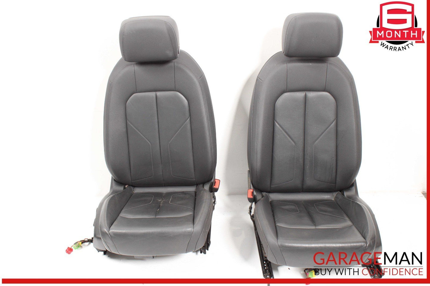19-23 Audi Q3 Front Complete Seat Cushion Cover Assy Set of 2 Pc OEM