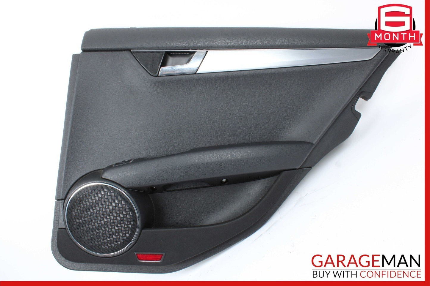 08-14 Mercedes W204 C300 C250 C350 Rear Right Interior Door Panel Black OEM