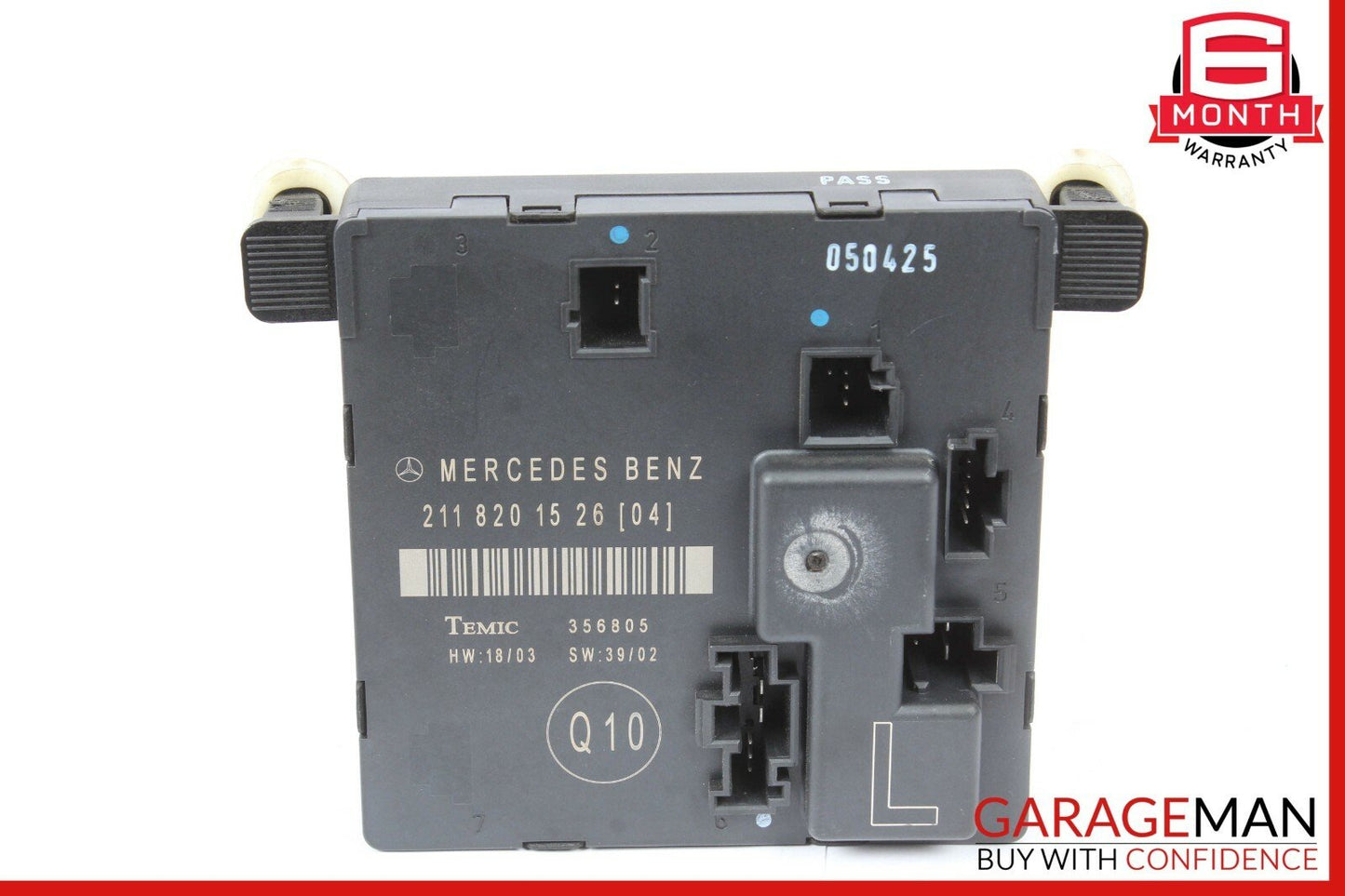 03-06 Mercedes W211 E350 E500 E55 AMG Rear Left Side Door Control Module Unit