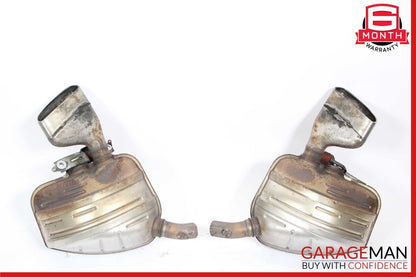 11-13 Porsche Panamera 970 3.6L Rear Right & Left Exhaust Muffler Tip Set of 2