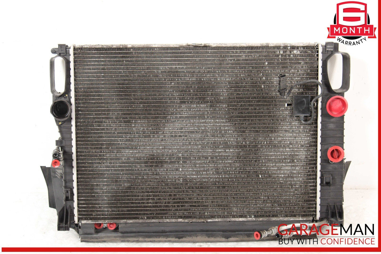06-09 Mercedes W211 E350 Engine Motor Cooling Radiator A/C Condenser Assembly