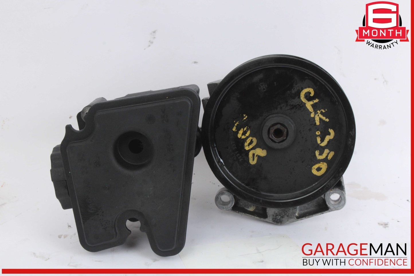 08-14 Mercedes W209 CLK350 Power Steering Pump Reservoir Assembly 0004602383 OEM