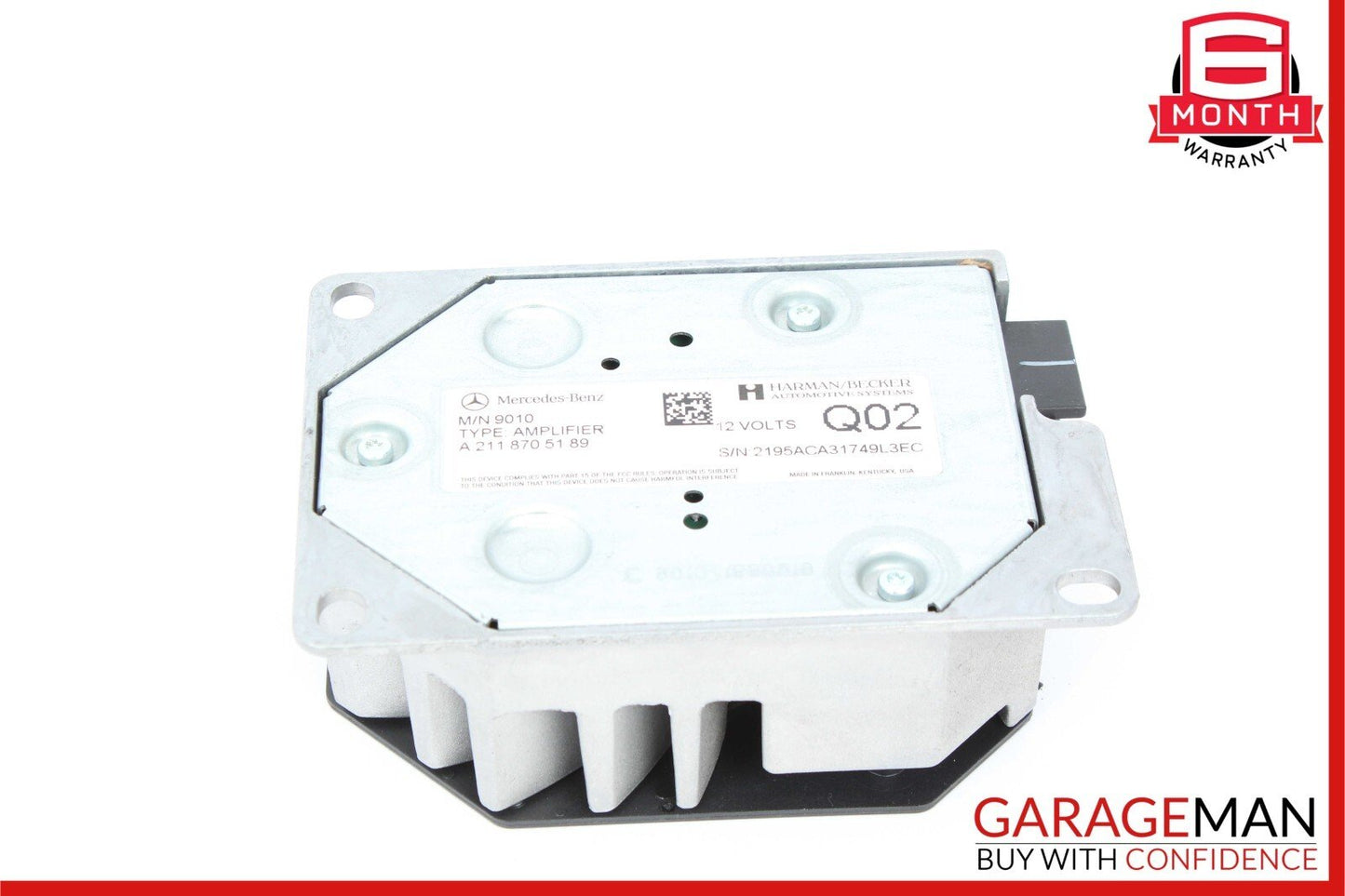 08-18 Mercedes X164 GL450 R350 Subwoofer Amp Amplifier Harman Becker OEM