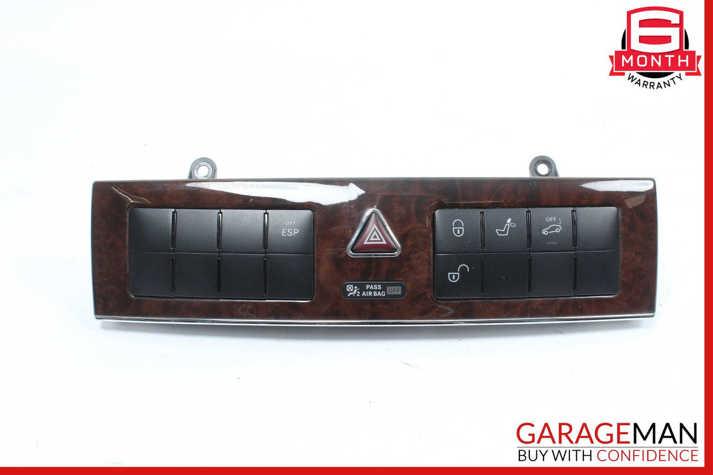 05-09 Mercedes W209 CLK500 C320 Hazard Light Door Lock Control Panel OEM