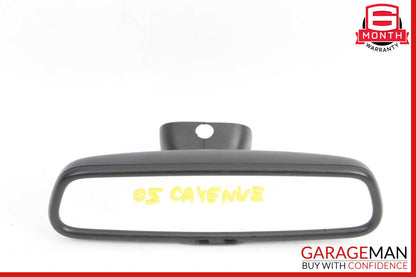 03-06 Porsche Cayenne 955 Interior Top Upper Rear View Mirror Black OEM