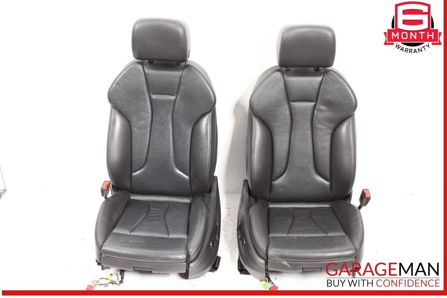 15-20 Audi A3 Front Left & Right Complete Seat Cushion Cover Set of 2 Pc OEM