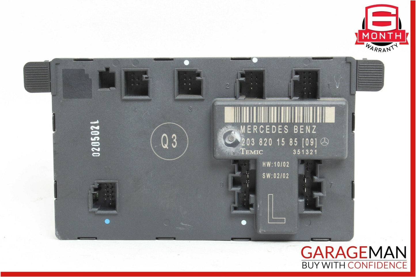 01-07 Mercedes W203 C230 C240 Front Left Side Door Controller Module