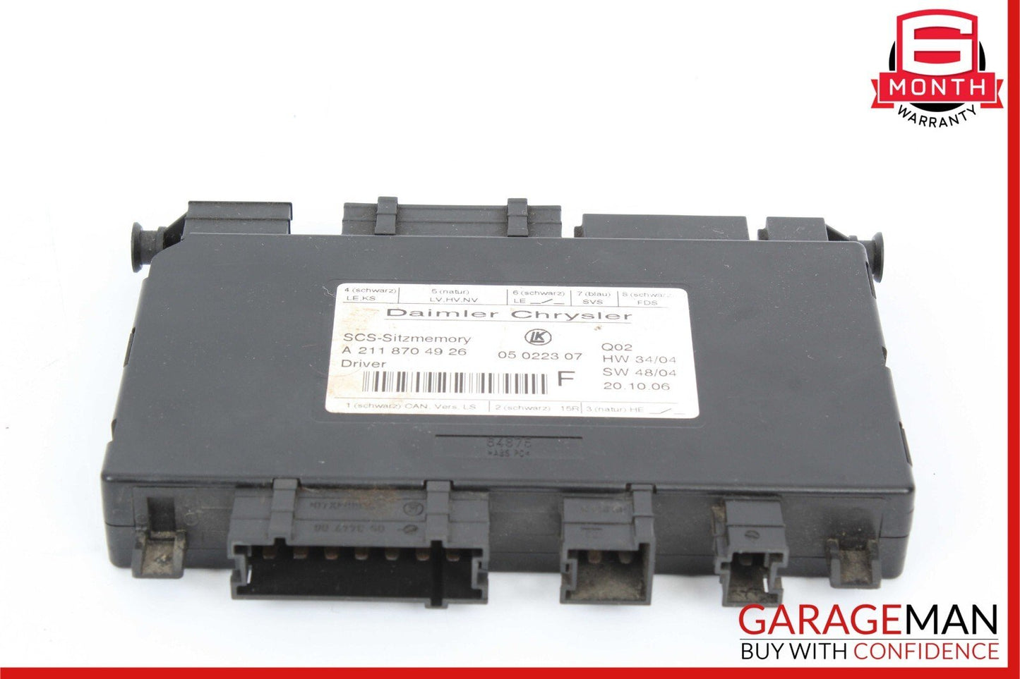 03-12 Mercedes X164 GL450 ML500 Front Left Side Seat Control Module Unit OEM