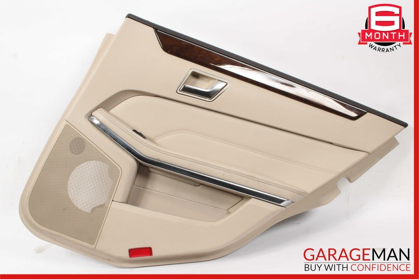 14-16 Mercedes W212 E350 E550 Rear Right Interior Door Panel Trim Cover Beige