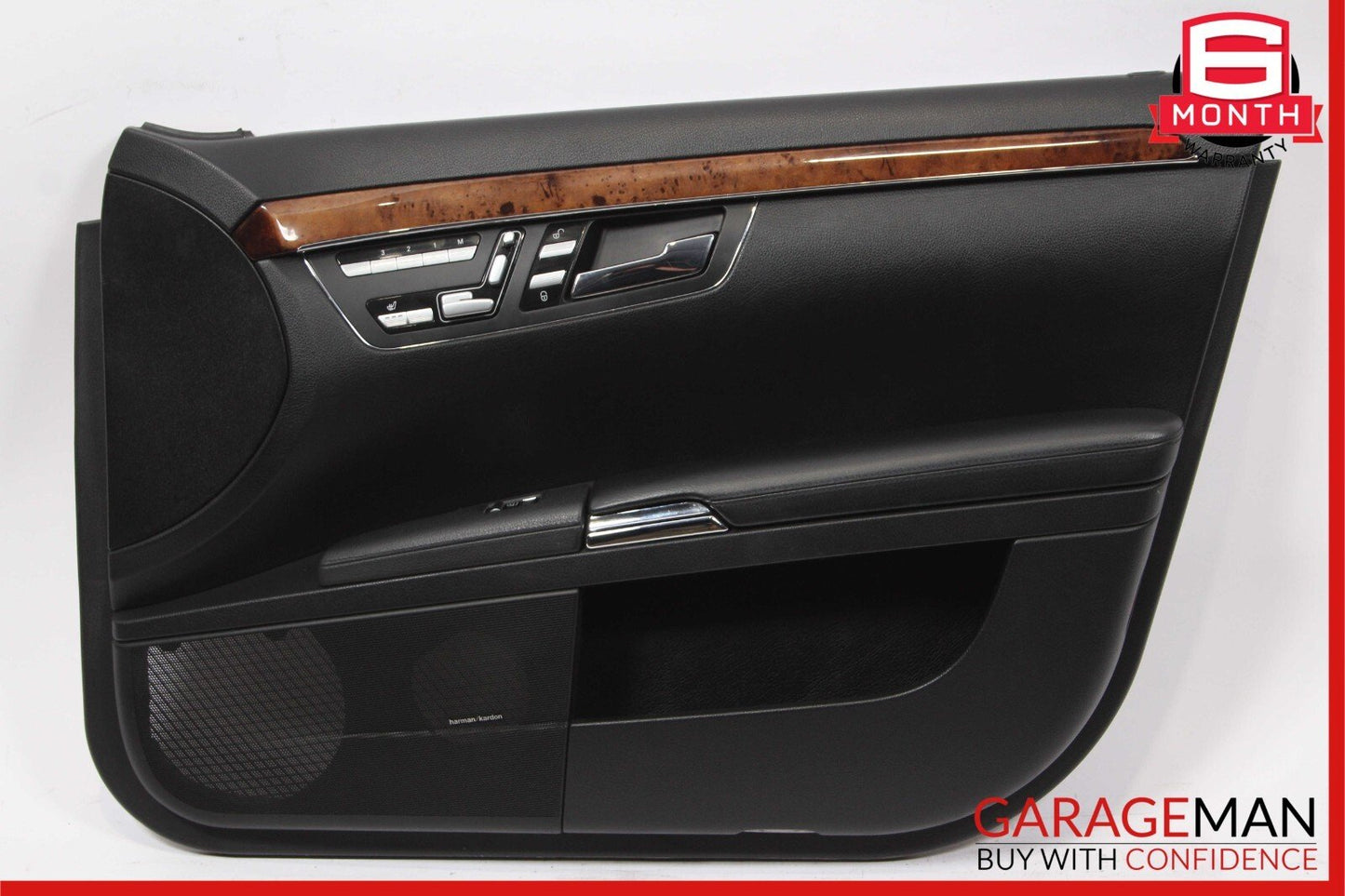 07-09 Mercedes W221 S550 Front Right Interior Door Panel Trim Assy Anthracite