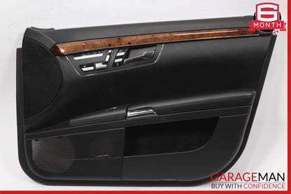 07-09 Mercedes W221 S550 Front Right Interior Door Panel Trim Assy Anthracite