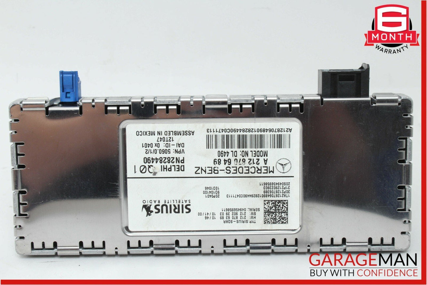 12-14 Mercedes C250 SLK350 CLS500 Sirius Satellite Radio Receiver Control Module