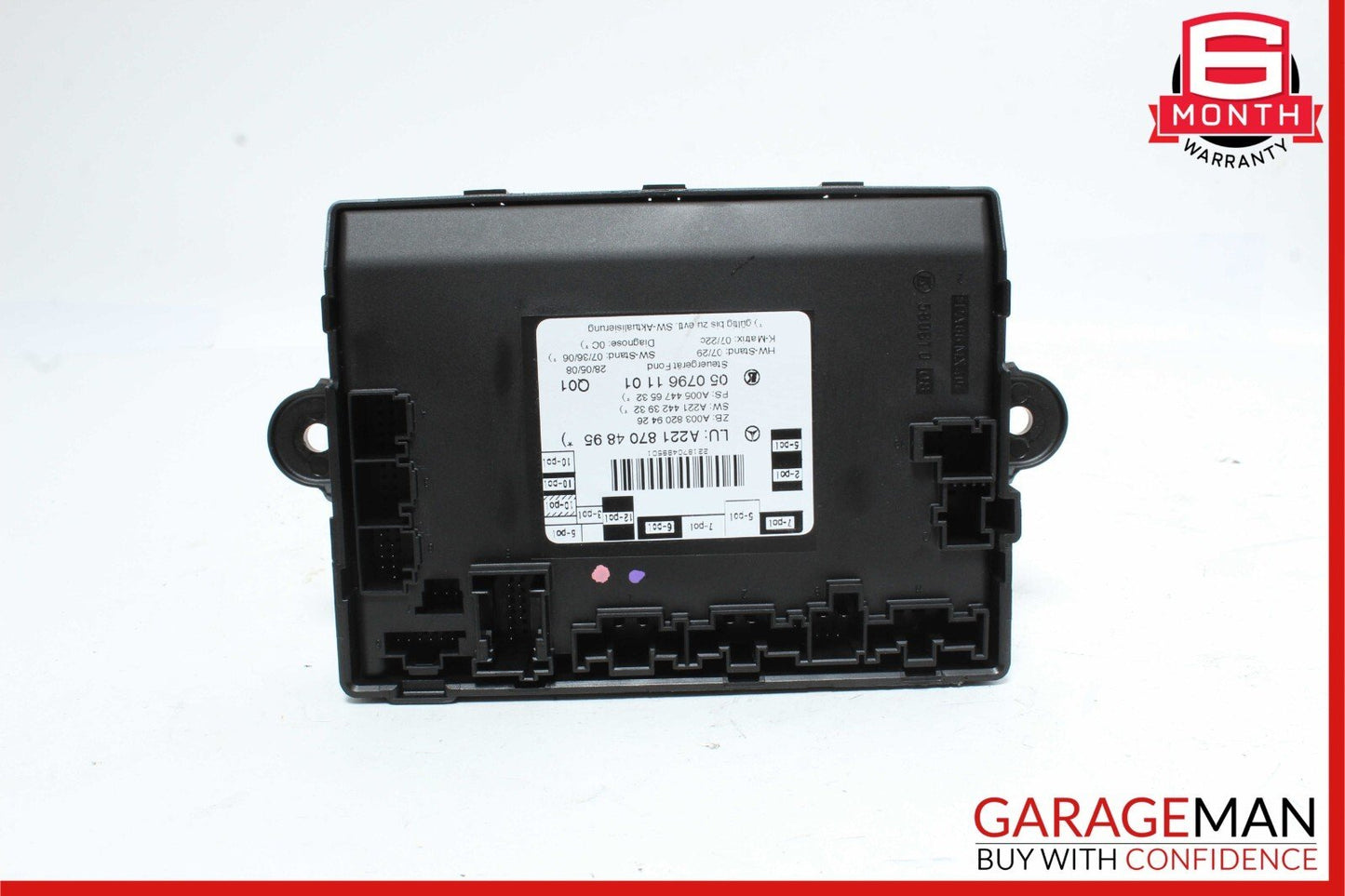 07-13 Mercedes W221 S550 S400 S500 Rear Right or Left Side Door Control Module