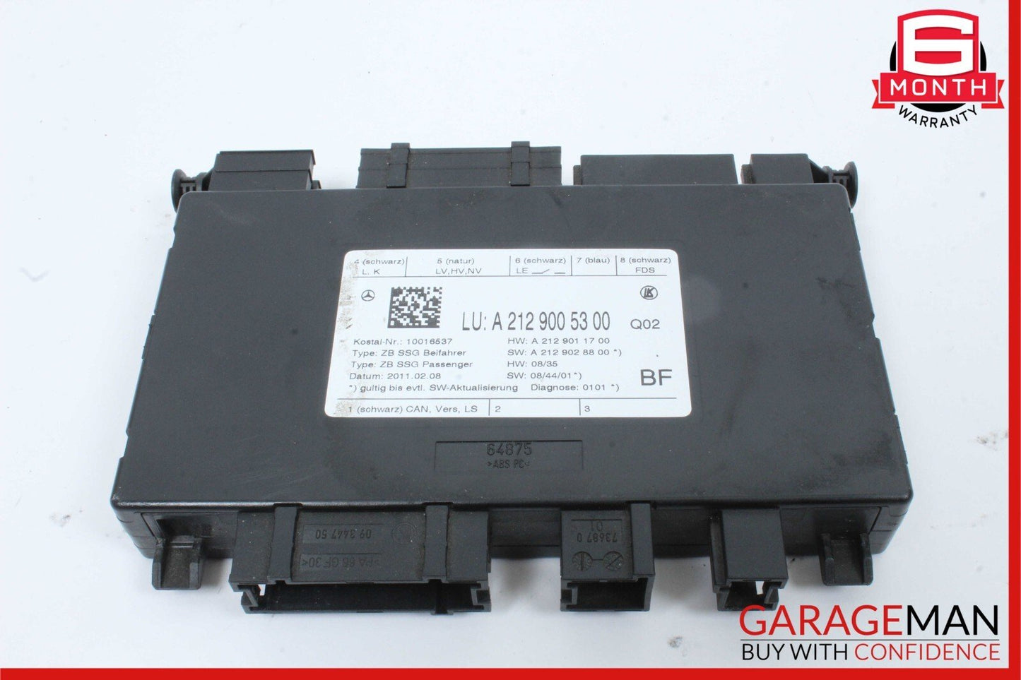 08-17 Mercedes W212 E350 Front Right Passenger Side Seat Control Module Unit OEM