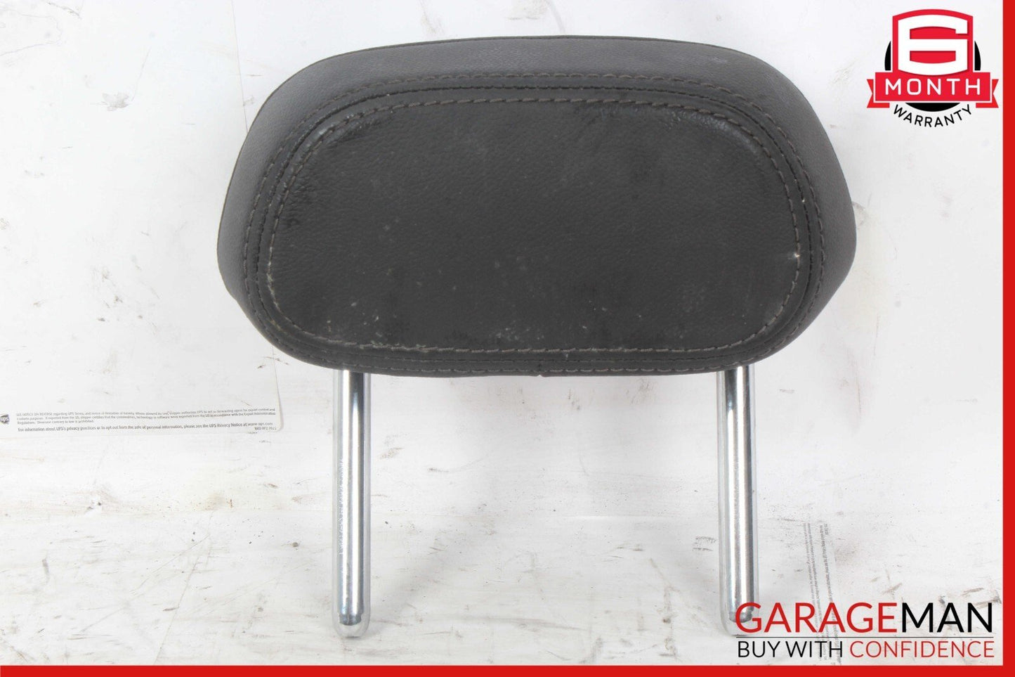 17-21 Alfa Romeo Giulia Rear Center Seat Headrest Head Rest Black OEM
