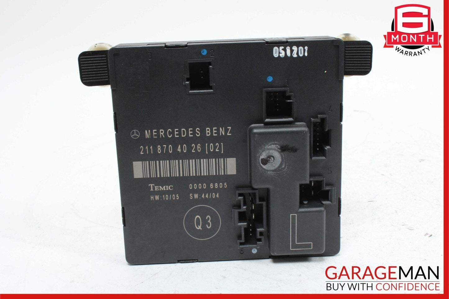 03-09 Mercedes W211 E350 E500 E550 Door Controller Module Rear Left Side