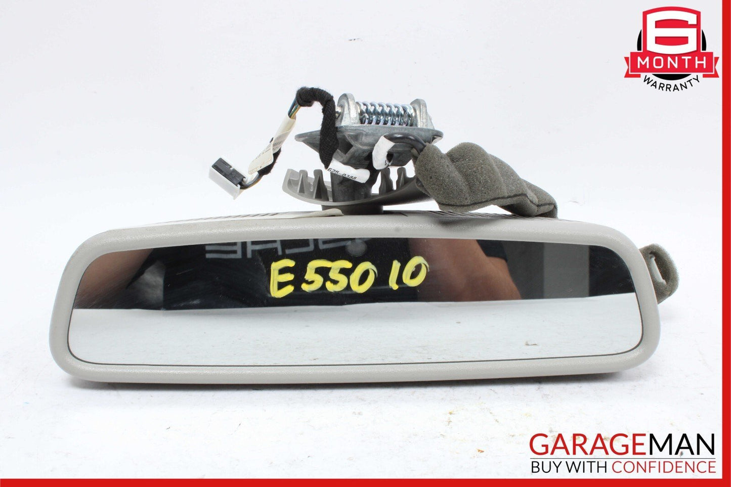 10-16 Mercedes W204 C250 E350 E550 Interior Upper Rear View Mirror Cover Gray