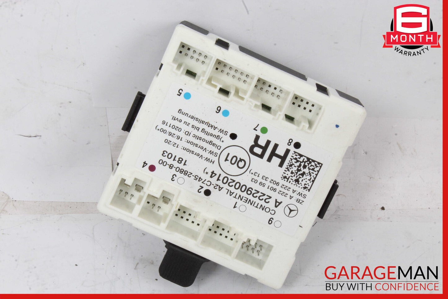 15-18 Mercedes W205 C300 C400 C350e Rear Right Side Door Control Module Unit