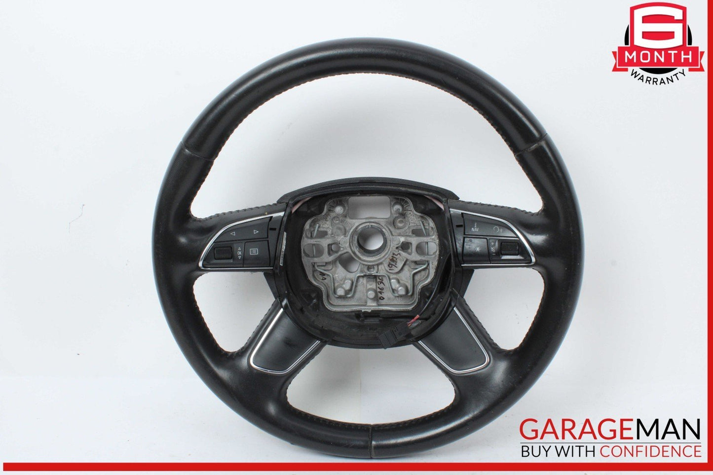 12-18 Audi S6 A7 Front Left Driver Side Steering Wheel Black 4G0419091M OEM